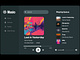 Music Player - Daily UI 009 dailyui designer graphic designer product designer remotejob selftaught ui ux wireframe